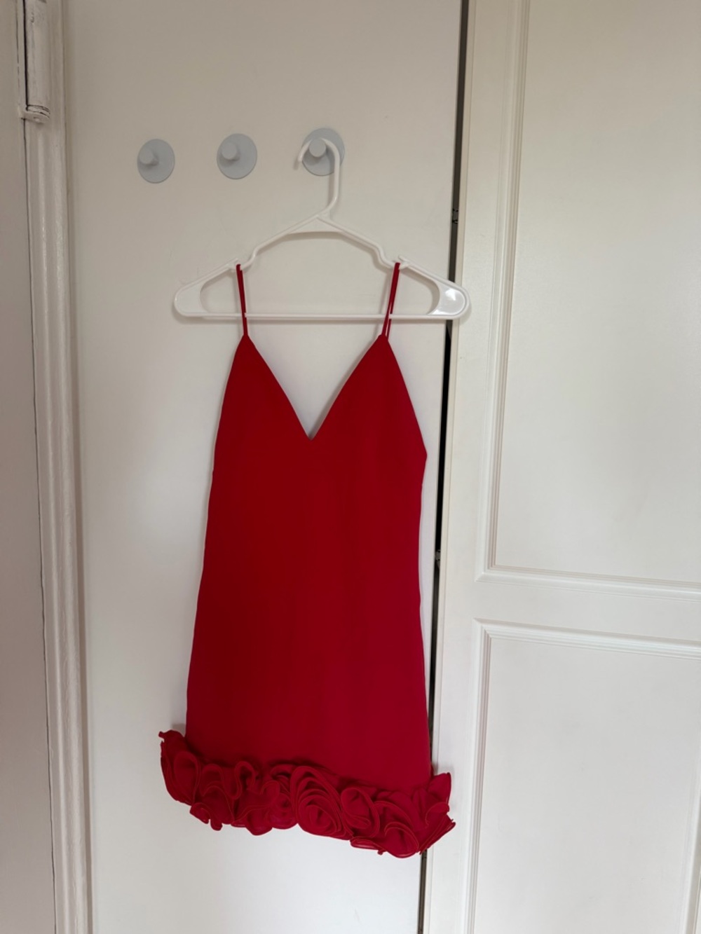 Red Dress with flower detail